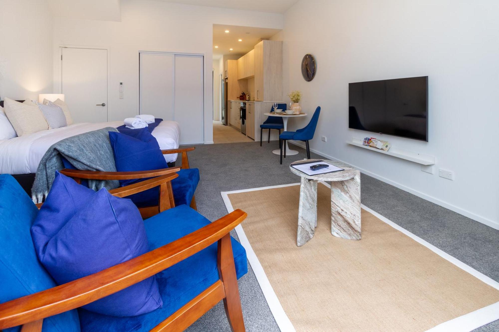 Central Christchurch Santorini Style 1Br Studio Экстерьер фото